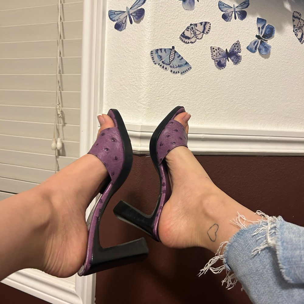 Via Spiga square heels size 6